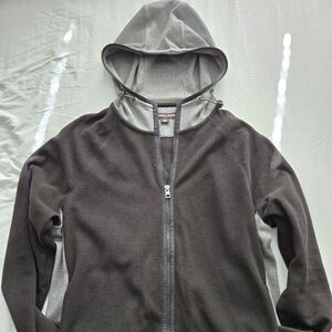 Men's Michael Kors Black Zip-Up Hoodie Sweater